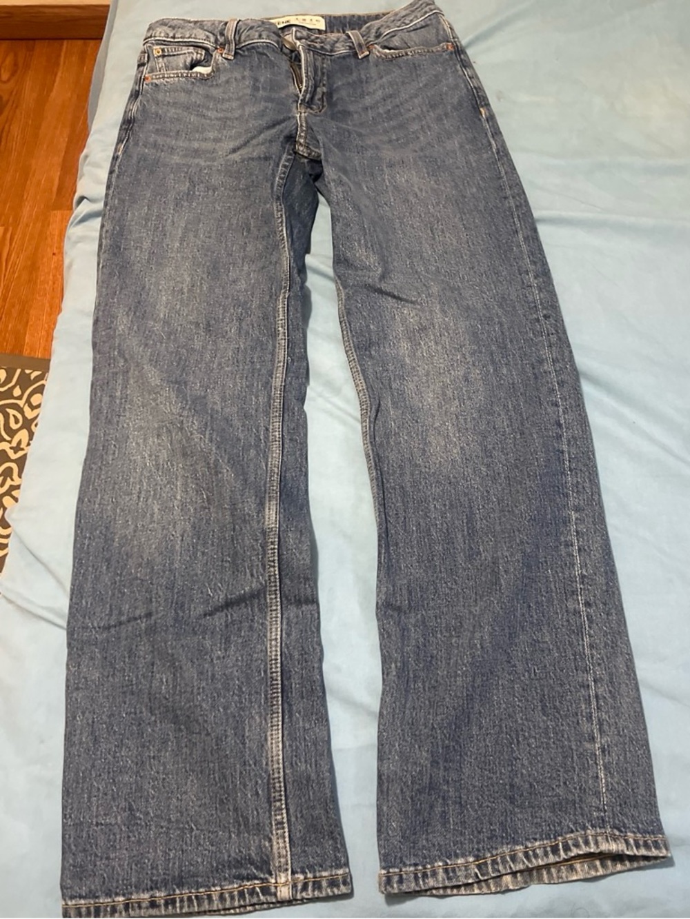 Primark Women's Straight-Leg Jeans - Blue Denim
